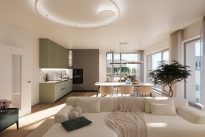 4-Room Apartment Interior Visualization (4+kk)