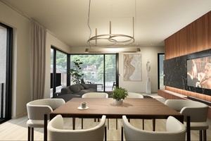 vizualizace bytu 5+kk, dětský pokoj, E7.2