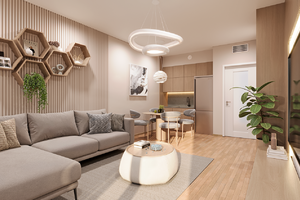 vizualizace bytu 1+kk