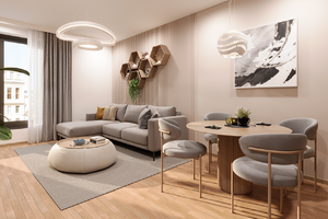 vizualizace bytu 1+kk