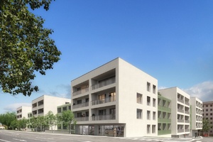 vizualizace exteriérů - ulice Stochovská