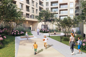 vizualizace budovy - vnitroblok